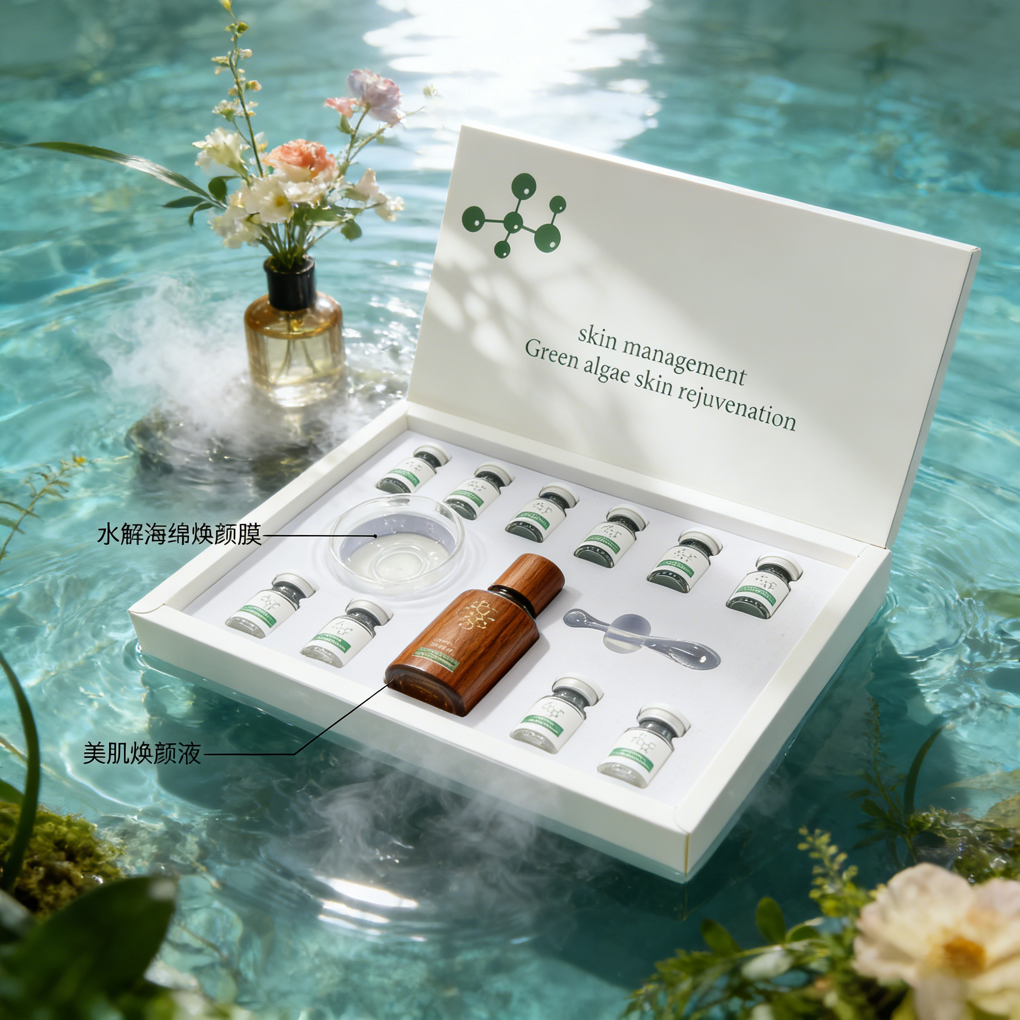 CATHYKOU水解海绵焕颜膜组合如何解决暗沉垮脸？