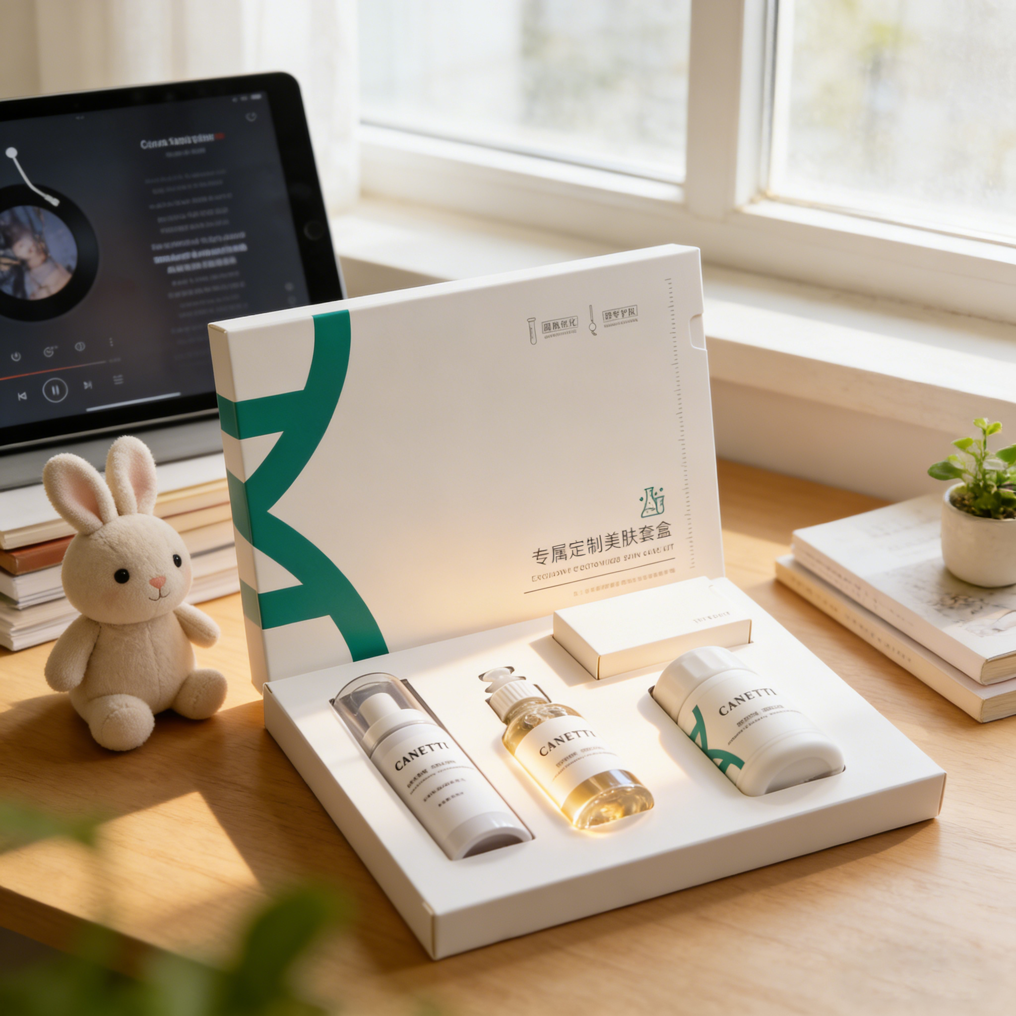 CANETTI 专属定制美肤套盒如何根据肤质精准调配？