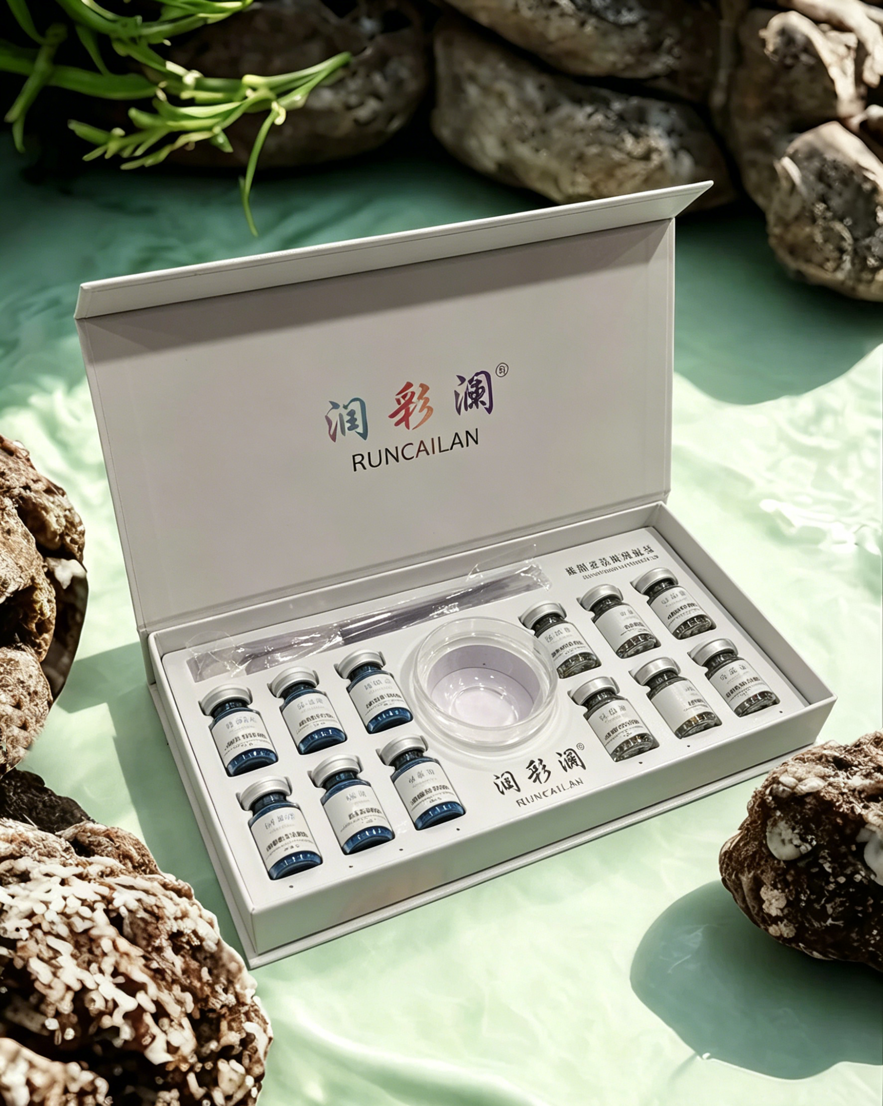 润彩澜蓝精灵逆龄焕肤套的使用效果如何？